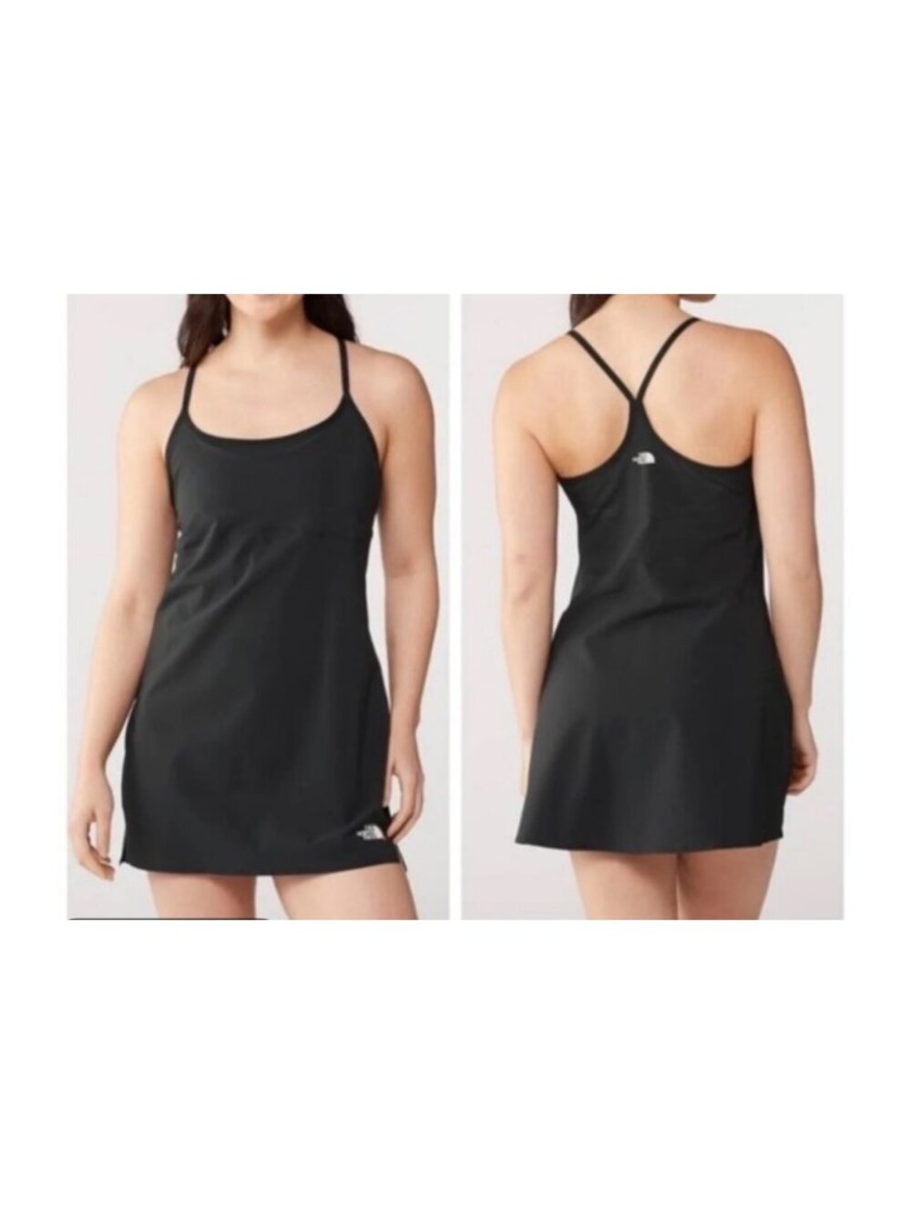 THE NORTH FACE Ea Arque Hike tennis Dress skort pockets racerback size Large